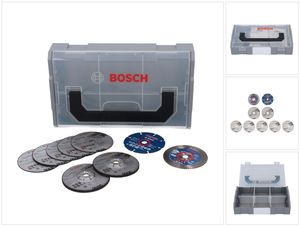 Bosch L-Boxx Mini Trennscheibe Schruppscheibe Set 76 x 10 mm 9 tlg. ( 061599764G ) - Nachfolger von ( 06159975VC )