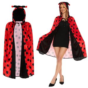 Zvieracie kostýmy 100cm Ladybird Horns, bunda s klobúkom, karnevalový kostým pre ženy Ladybird Costume