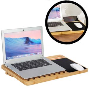 Laptopständer aus Bambus Holz - Größe 55 cm - Hölzerner Laptopständer - Laptop Riser / Erweiterung für Schreibtisch - Decopatent