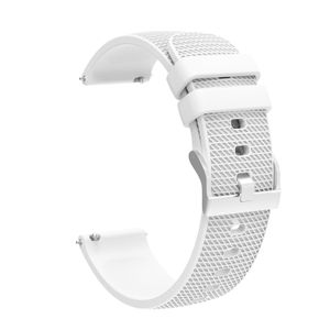 INF Uhrenarmband 20 mm für Garmin, Samsung, Huawei, Amazfit Weiß
