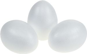 Styroporeier Weiß 10cm 10St Deko-Ostereier Basteln