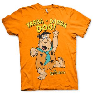 Yabba-Dabba-Doo T-Shirt - XX-Large - Orange