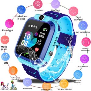 Kinder Smart Watch, Smartwatch Telefon für Mädchen mit LBS Tracker, Zwei-Wege-Anruf, Wecker, IP67 wasserdicht, für 3-15 Jahre Kindergeburtstag