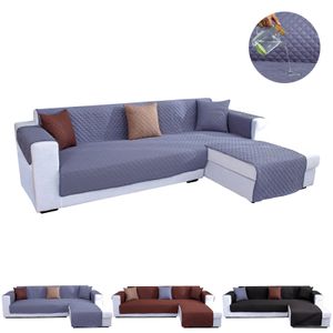 L Form Gesteppt Sofaschoner Rutschfester Wasserdicht Sesselschoner Sofabezug Sofaüberwurf Für Sessel Sofa Relaxsessel, Grau