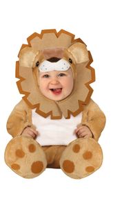 hnedý detský kostým leva, veľkosť:86/92