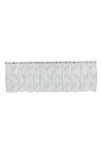 Daisy kurtyna 1 szt., kurtyna kawiarniana, kurtyna kaptura, kuchnia kurtyna 55x250cm biały.