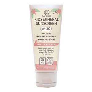 Suntribe All Natural Mineral VANILLA Sunscreen SPF 30 100ml Kinder