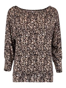 Bluse U-Boot-Ausschnitt 3/4-Ärmel elegant | S