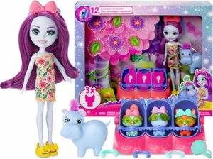 Enchantimals Baby Best Friends HNW97, Lalka modowa, Damski, 4 lat(a), Chłopak, dziewczyna, 54,8 mm, Wielobarwny