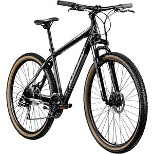 Galano Heat Mountainbike für Damen und Herren 175-190 cm Fahrrad 24 Gänge MTB Hardtail mit Scheibenbremsen unisex, Farbe:grau/schwarz, Rahmengröße:48 cm