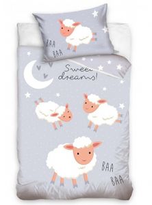 Babybettwäsche 100x135 + 60x40 Baumwolle 100%