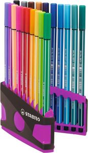 STABILO pera s vláknovým hrotem Pen 68 20s ColorParade šedá/růžová