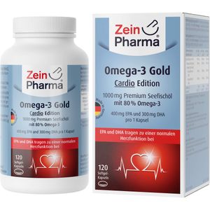 ZeinPharma Omega-3 Gold - Cardio Edition (120x 1000mg)