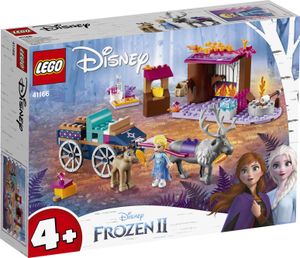 LEGO 41166 Disney Frozen Die Eiskönigin 2 Elsa und die Rentierkutsche, Spielzeug für Kinder ab 4 Jahre, mit 2 Rentieren, Mini-Puppe und Bauplatte