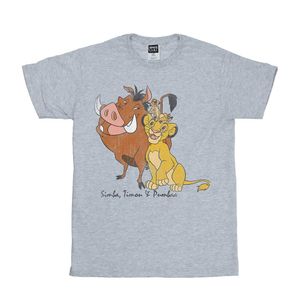 The Lion King - "Classic" T-Shirt für Jungen BI1000 (128) (Grau)