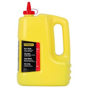 Kreda do ubijania 1000g czerwona wodoodporna, lekko rozpuszczalna butelka STANLEY Kreda do ubijania 1000g czerwona wodoodporna, lekko rozpuszczalna butelka STANLEY