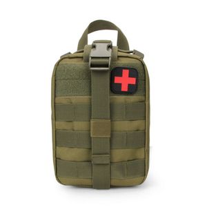 Molle Tasche groß in Oliv (Grün) Erste Hilfe IFAK Tactical Medical First Aid Pouch mit vielen Extras ca. 3,5 Liter (Oliv)