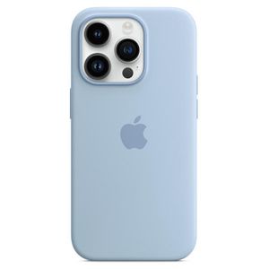 Apple Silicone Case iPhone 14 Pro     bu  mit MagSafe - Sky