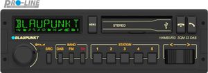 Blaupunkt Hamburg SQM 23 DAB Autoradio DAB+ Tuner, Retro Design, Anschluss für Lenkradfernbedienung, Bluetooth®-Freisprecheinrichtung (2001023000000)