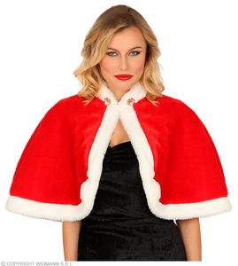 Miss Santa - Schulterumhang - Weihnachten Überwurf, Damen Umhang Weihnacht