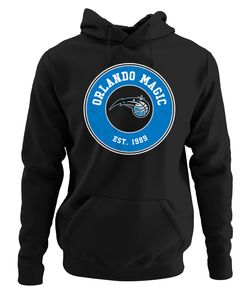 Orlando Magic - Basketball NBA Team Kapuzenpullover Hoodie, Schwarz, L, Vorne