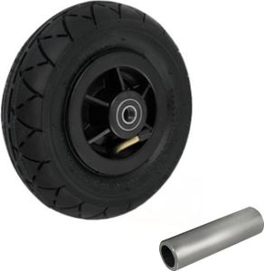 Kola Ø 200 mm, kolo pro invalidní vozík 200x50, kolečkový vozík s plastovým ráfkem s osou (200LK)