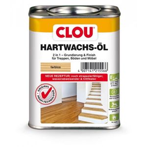 Holzöl/-wachs CLOU Hartwachs-Öl für Holzböden und Möbel farblos 750 ml