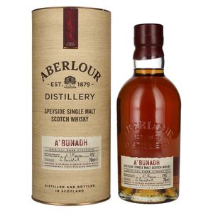 Aberlour A'bunadh Speyside Original Cask Strength Single Malt Scotch Whisky in Geschenkpackung | 59,2 % vol | 0,7 l