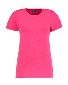 Kustom Kit Women`s Superwash® 60º Damen T-Shirt, Größe:2XL (18), Farbe:Pink Marl