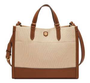 FOSSIL Gemma Tote Bag S Natural / Medium Brown