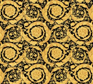 Versace wallpaper Barocktapete Barocco Flowers Vliestapete barock gold schwarz