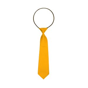 Oblique Unique Kinder Krawatte Schlips für Jungs Jungen Junge gebunden dehnbar - gelb