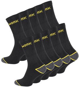 Cotton Prime® 10 Paar Arbeitssocken Work-Socks 43-46