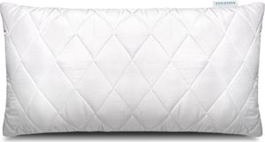 Schiesser Kopfkissen Hygge | recycelte Faserfüllung | höhenverstellbar |  | für Allergiker | schadstofffrei |  EU | 40x80 cm
