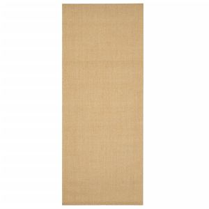 vidaXL Teppich Natur Sisal 80x200 cm