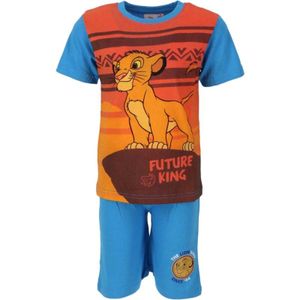 Disney König der Löwen Simba Kinder Pyjama Schlafanzug – Blau / 104