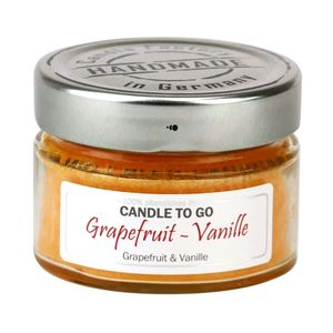Candle Factory Candle to go, Zylinder, Orange, Grapefruit, Vanille, 20 h, 1 Stück(e)