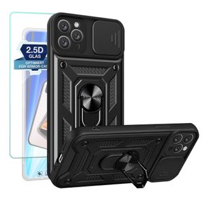 Armor Outdoor Hülle mit 9H Displayglas Displayschutz für Apple iPhone 11 Pro – Farbe: Schwarz