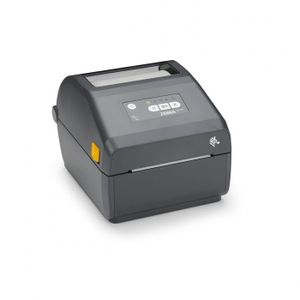 ZD421 Thermotransferdrucker (74/300M); 203 dpi, USB, USB-Host, modulare Anschlussmöglichkeit, BTLE5, Kabel (EU und UK), Schweizer Schrift