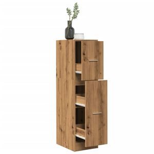 vidaXL Apothekerschrank Artisan-Eiche 30x41x118 cm Holzwerkstoff vidaXL Apothekerschrank Artisan-Eiche 30x41x118 cm Holzwerkstoff