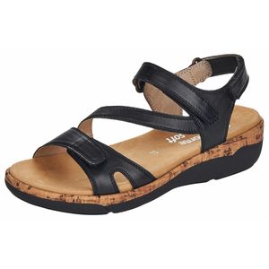 Remonte Dámské boty Sandály High Sandalette Black Leisure, Velikost bot:36 EU