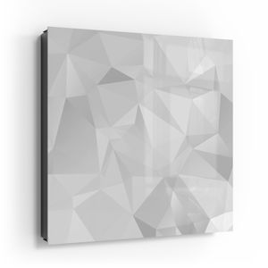 DEQORI Schlüsselkasten Glasfront schwarz links 30x30 cm 'Geometrisches Muster' Box