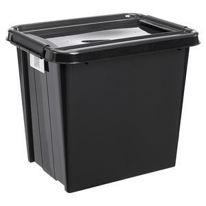 plast team Aufbewahrungsbox PROBOX RECYCLE 53,0 Liter schwarz