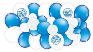 1 DIY Ballongirlande zum Thema Wiesn / Oktoberfest 61 tlg. - ergeben ca. 2,40 m