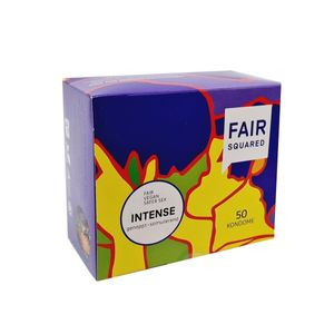 FAIR SQUARED Kondome Intense 50er Box