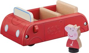 Peppa Wutz Holz Spielzeug - rotes Familienauto