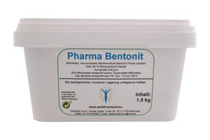 Montmorillonit - Pharma Bentonit in Pharmaqualität 1,5 kg