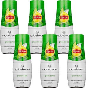 SodaStream Getränke-Sirup Lipton Eistee Grüner Tee, 440ml, 6 Stück SodaStream Getränke-Sirup Lipton Eistee Grüner Tee, 440ml, 6 Stück