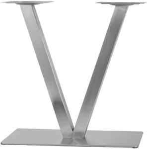 V-Form  Tischbeine Tischgestell Edelstahl   Tischkufen  Tischfuß      DIY 70cm Doppeltischfuß Bausatz Set  Gastro Tisch