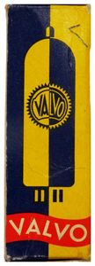 EF98 Vakuum-Pentode. Radioröhre von Valvo. ID18044